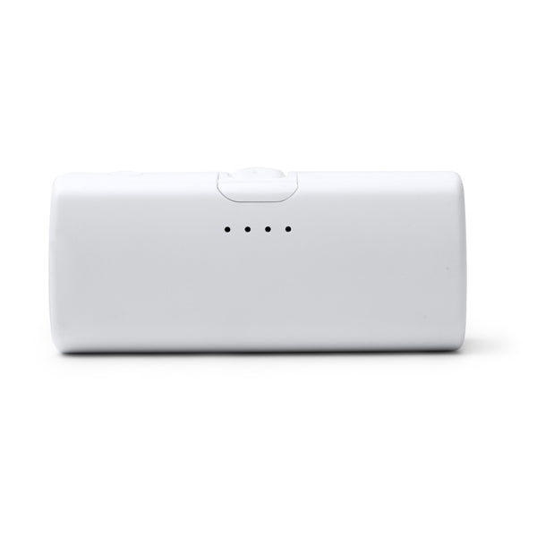 Biper - Batería externa de 5000 mAh realizada en ABS reciclado - Blanco