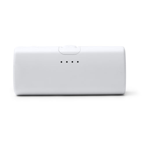 Biper - Batería externa de 5000 mAh realizada en ABS reciclado - Blanco