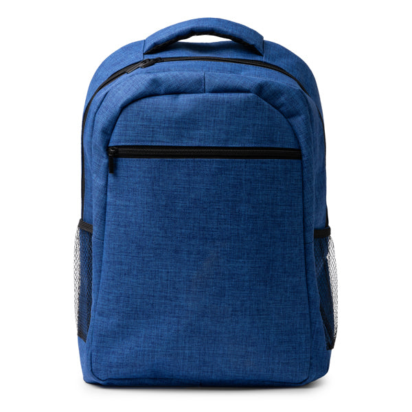 Megan - Mochila realizada en 600D RPET con acabado jaspeado - Royal Vigore