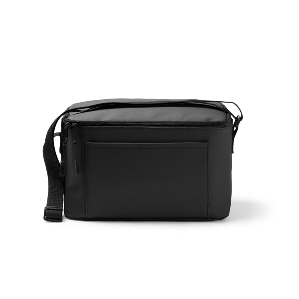Denver - Nevera realizada en PU Leather con cinta de transporte ajustable - Negro