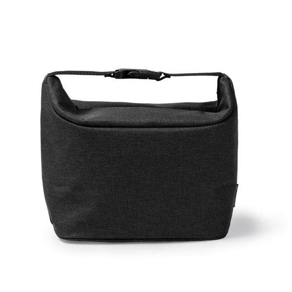 Poplar - Nevera realizada en 600D RPET, ofrece un diseño sostenible y práctico - Negro