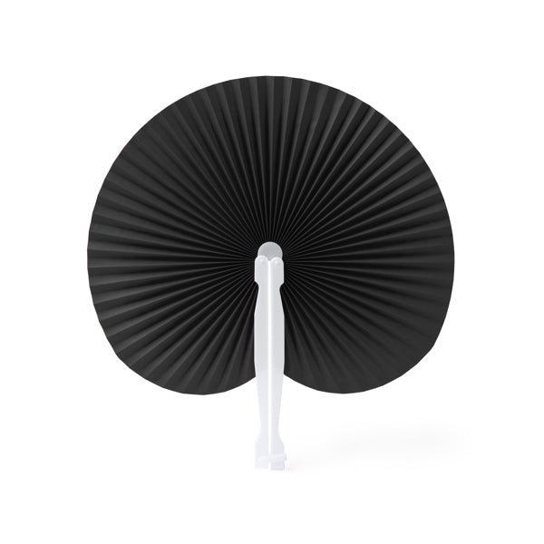Kaori - Paipai plegable con varillas de plástico - Negro