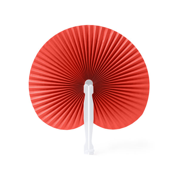Kaori - Paipai plegable con varillas de plástico - Rojo