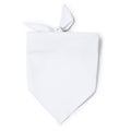 Jarana - Pañoleta de forma triangular en combinación de algodón y poliéster - Blanco