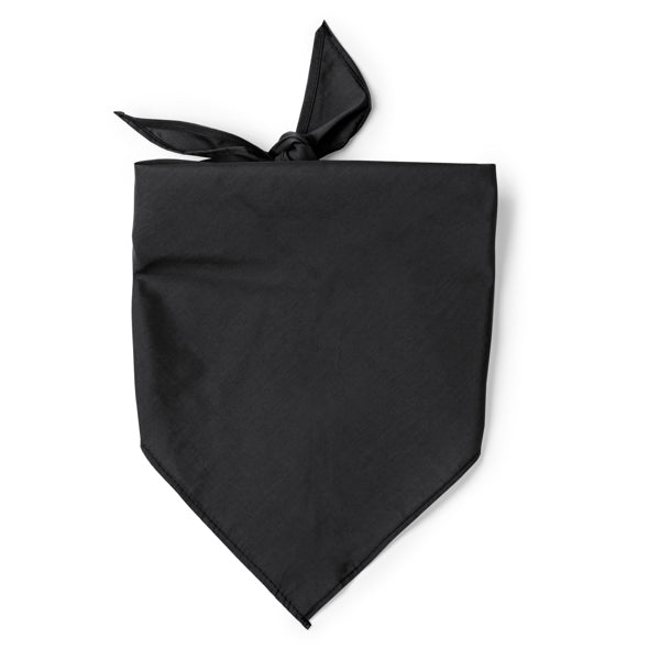 Jarana - Pañoleta de forma triangular en combinación de algodón y poliéster - Negro