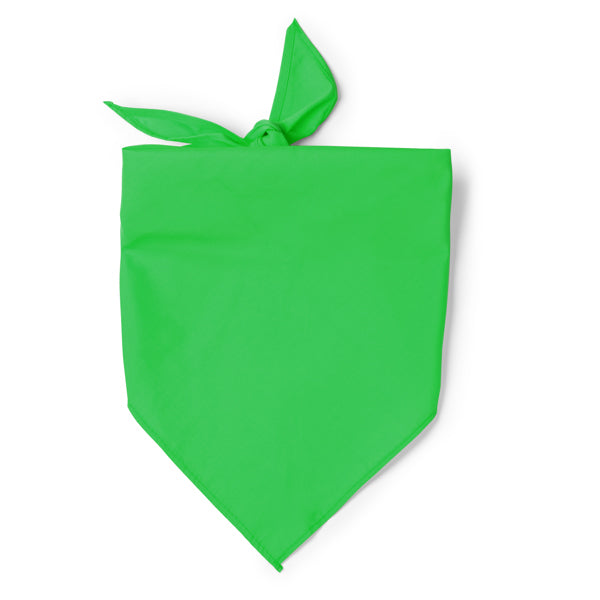 Jarana - Pañoleta de forma triangular en combinación de algodón y poliéster - Verde Helecho