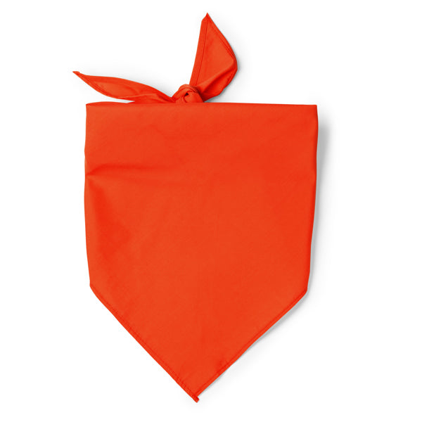 Jarana - Pañoleta de forma triangular en combinación de algodón y poliéster - Rojo