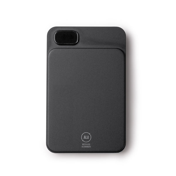 Vatum - Batería externa magnética de 10000 mAh con cuerpo de aluminio reciclado - Negro