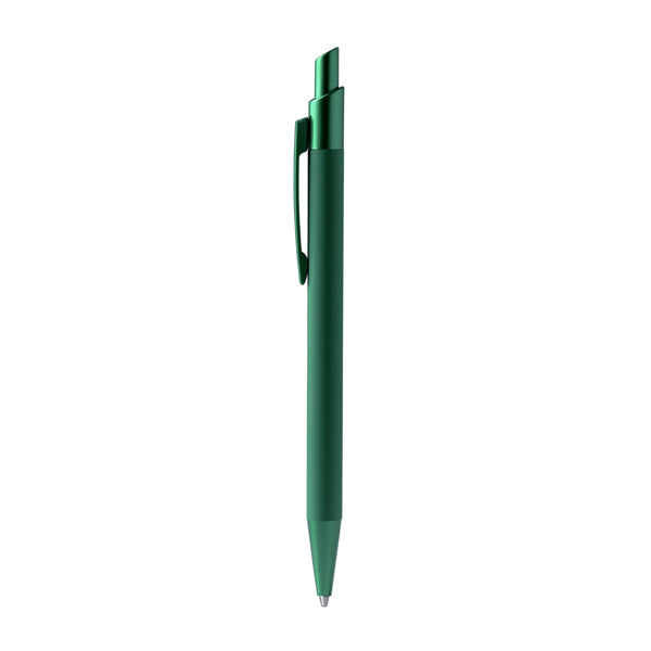 Reclus - Bolígrafo de aluminio reciclado con acabado mate y cuerpo con tacto suave - Verde Oscuro