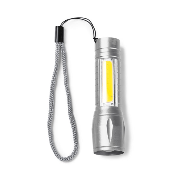 Numan - Linterna LED realizada en aluminio - Plata
