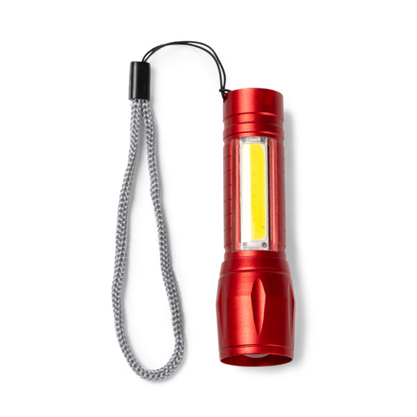 Numan - Linterna LED realizada en aluminio - Rojo