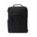 Bruson - Mochila realizada en 600D RPET con acabado jaspeado - Negro
