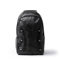 Kansas - Mochila realizada en PU Leather con detalles reflectantes - Negro
