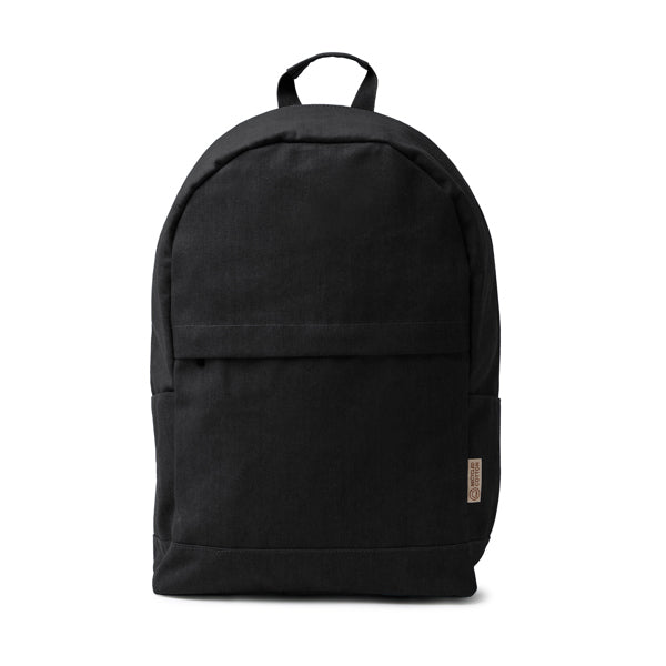 Sumit - Mochila antirrobo de algodón reciclado - Negro