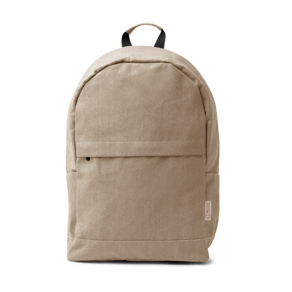 Sumit - Mochila antirrobo de algodón reciclado - Crudo