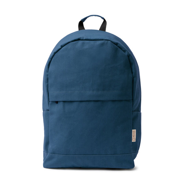 Sumit - Mochila antirrobo de algodón reciclado - Marino