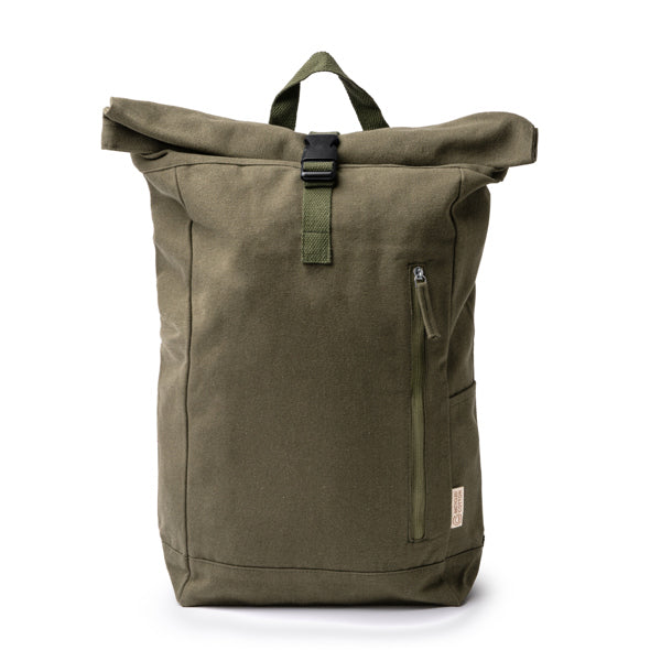 Teko - Mochila de algodón reciclado 370 g/m² - Verde Oscuro