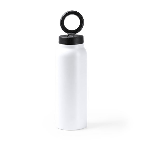 Heydud - Bidón térmico de acero inoxidable 304 reciclado de doble pared - Blanco