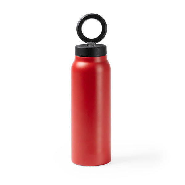 Heydud - Bidón térmico de acero inoxidable 304 reciclado de doble pared - Rojo