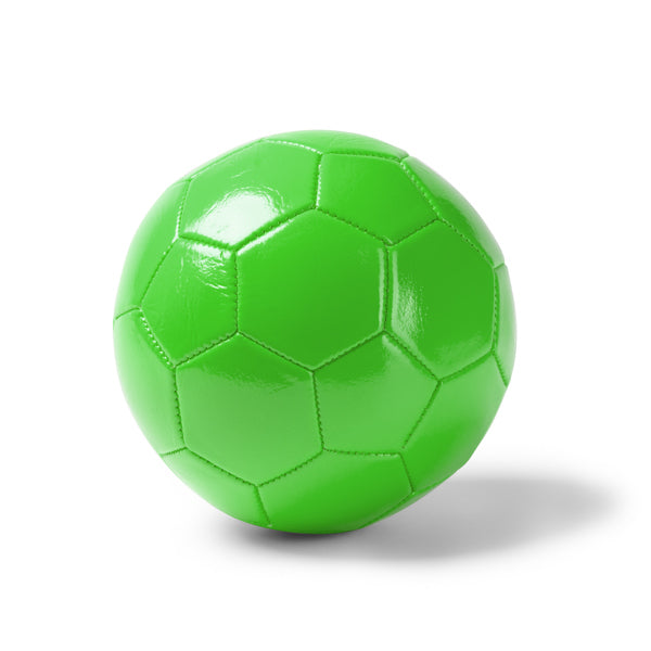 Fabio - Balón de fútbol tamaño 2 realizado en polipiel con paneles hexagonales - Verde Helecho