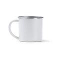 Dunas - Taza realizada en acero inoxidable 304 reciclado - Blanco