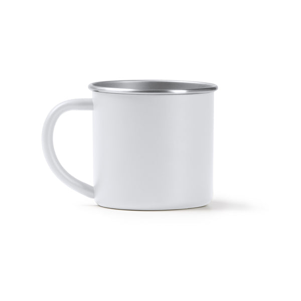 Dunas - Taza realizada en acero inoxidable 304 reciclado - Blanco