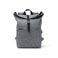 Taipei - Mochila con solapa elaborada en fieltro reciclado - Gris