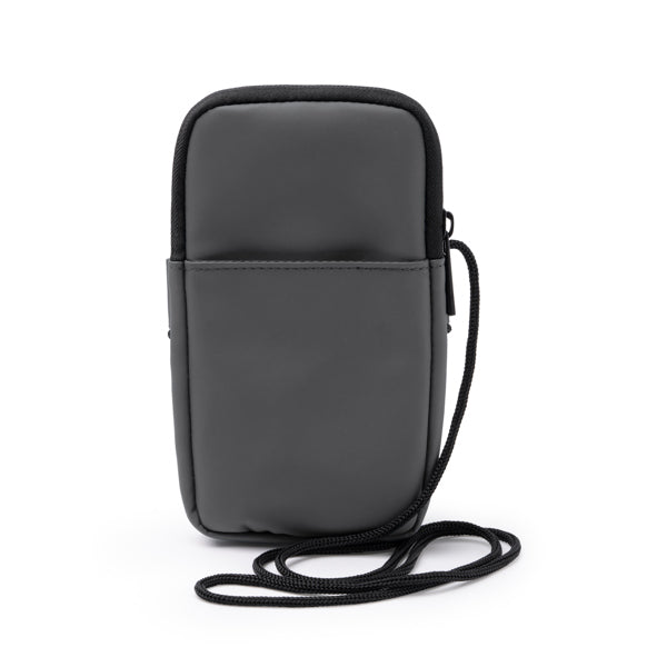 Seul - Portamóvil realizado en PU Leather - Gris