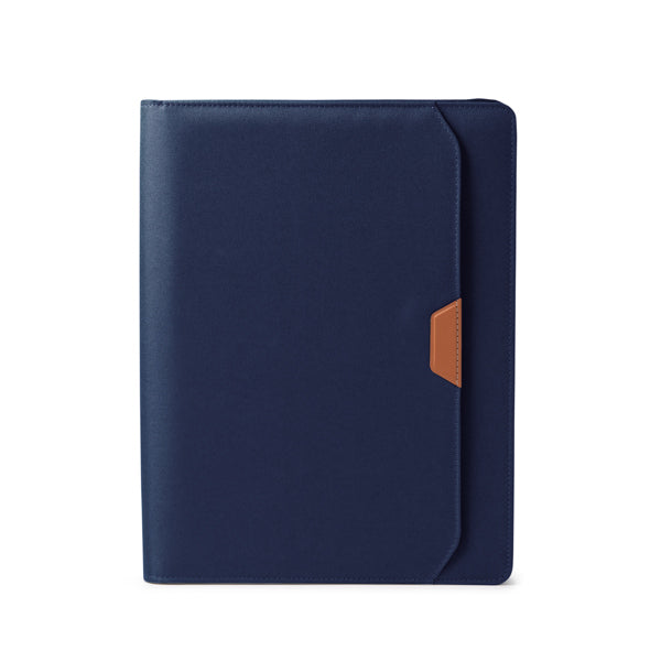 Veliz - Carpeta A4 multiusos de RPET 600D y PU Leather con cierre de cremallera - Royal