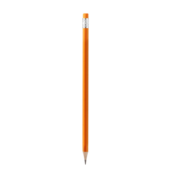 Tralem - Lápiz de madera redondo - Naranja