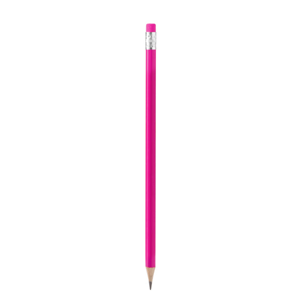 Tralem - Lápiz de madera redondo - Fucsia