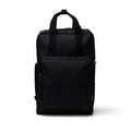 Levix - Mochila de RPET 600D con un compartimento principal - Negro