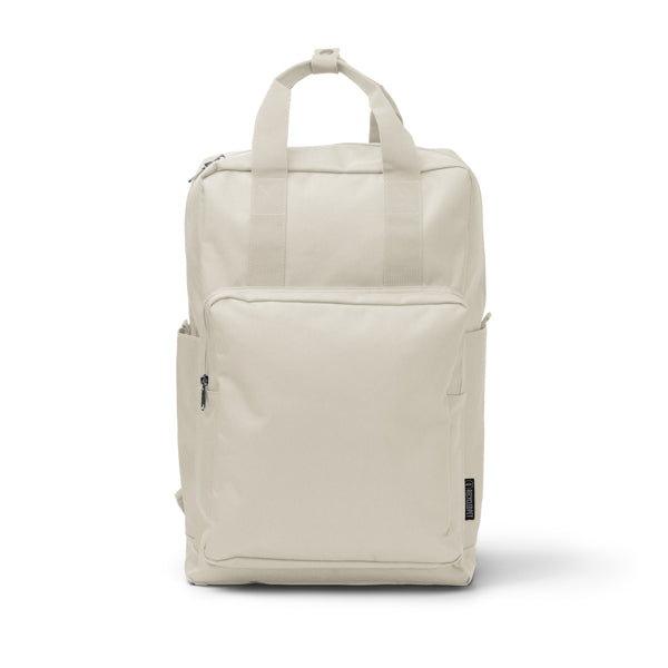 Levix - Mochila de RPET 600D con un compartimento principal - Beige