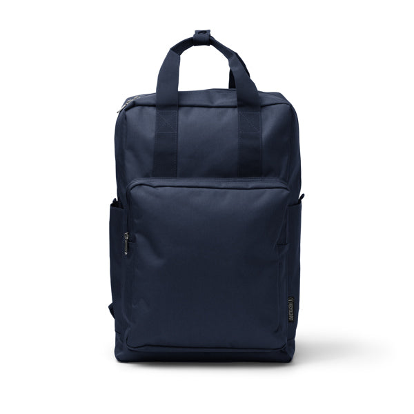 Levix - Mochila de RPET 600D con un compartimento principal - Marino