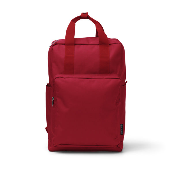 Levix - Mochila de RPET 600D con un compartimento principal - Rojo