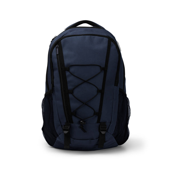 Donker - Mochila elaborada en poliéster 600D con dos compartimentos principales - Marino