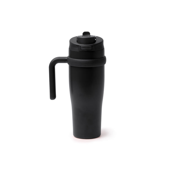 Kalam - Taza térmica elaborada en acero inoxidable 304 reciclado de doble pared - Negro
