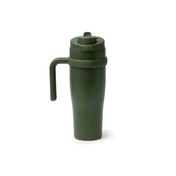 Kalam - Taza térmica elaborada en acero inoxidable 304 reciclado de doble pared - Verde Oscuro