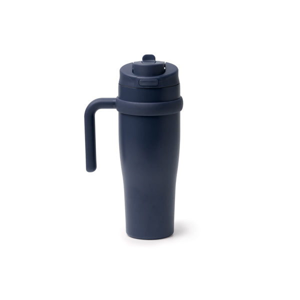 Kalam - Taza térmica elaborada en acero inoxidable 304 reciclado de doble pared - Marino