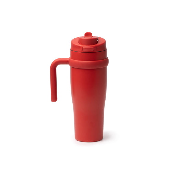 Kalam - Taza térmica elaborada en acero inoxidable 304 reciclado de doble pared - Rojo