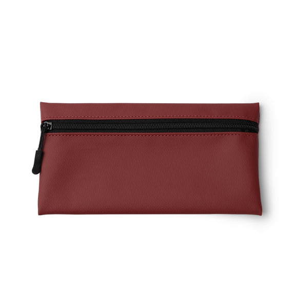 Selvax - Estuche elaborado en suave PU, con acabado en colores lisos - Rojo Oscuro