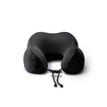 Destin - Almohada para viaje elaborada en poliéster - Negro
