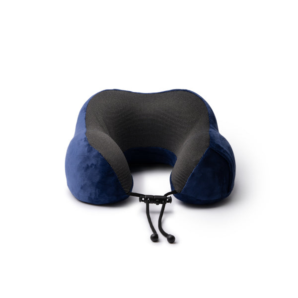 Destin - Almohada para viaje elaborada en poliéster - Marino