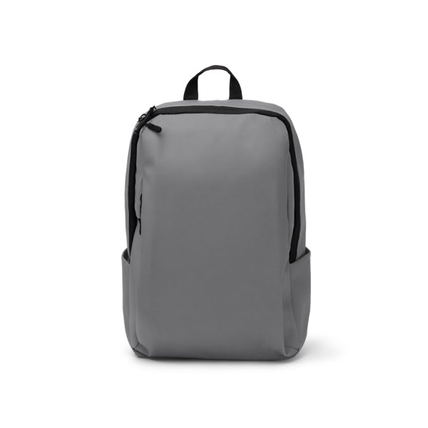Siox - Mochila elaborada en PU Leather de tacto suave - Gris
