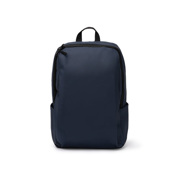 Siox - Mochila elaborada en PU Leather de tacto suave - Marino