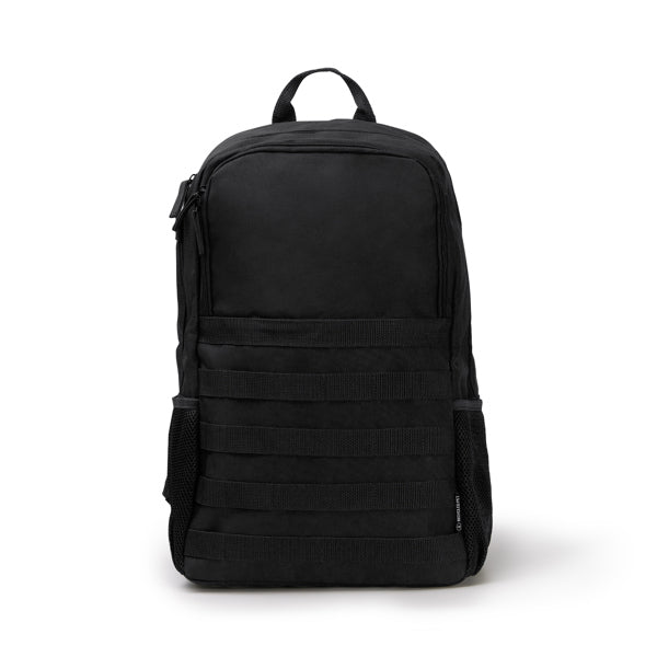 Bufalo - Mochila elaborada en resistente poliéster RPET 900D de espalda acolchada - Negro