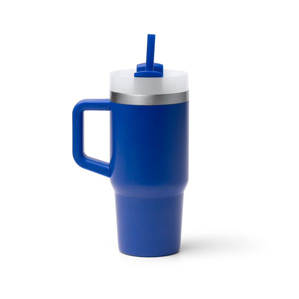 Gotex - Taza térmica elaborada en acero inoxidable 304 reciclado con asa - Royal