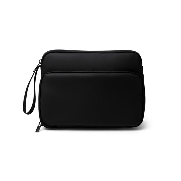 Ronda - Neceser elaborado en suave PU Leather en forma triangular - Negro