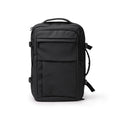 Oregon - Práctica mochila extensible elaborada en PU Leather - Negro