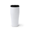 Seward - Vaso térmico diseño curvado elaborado en acero inoxidable 304 reciclado - Blanco